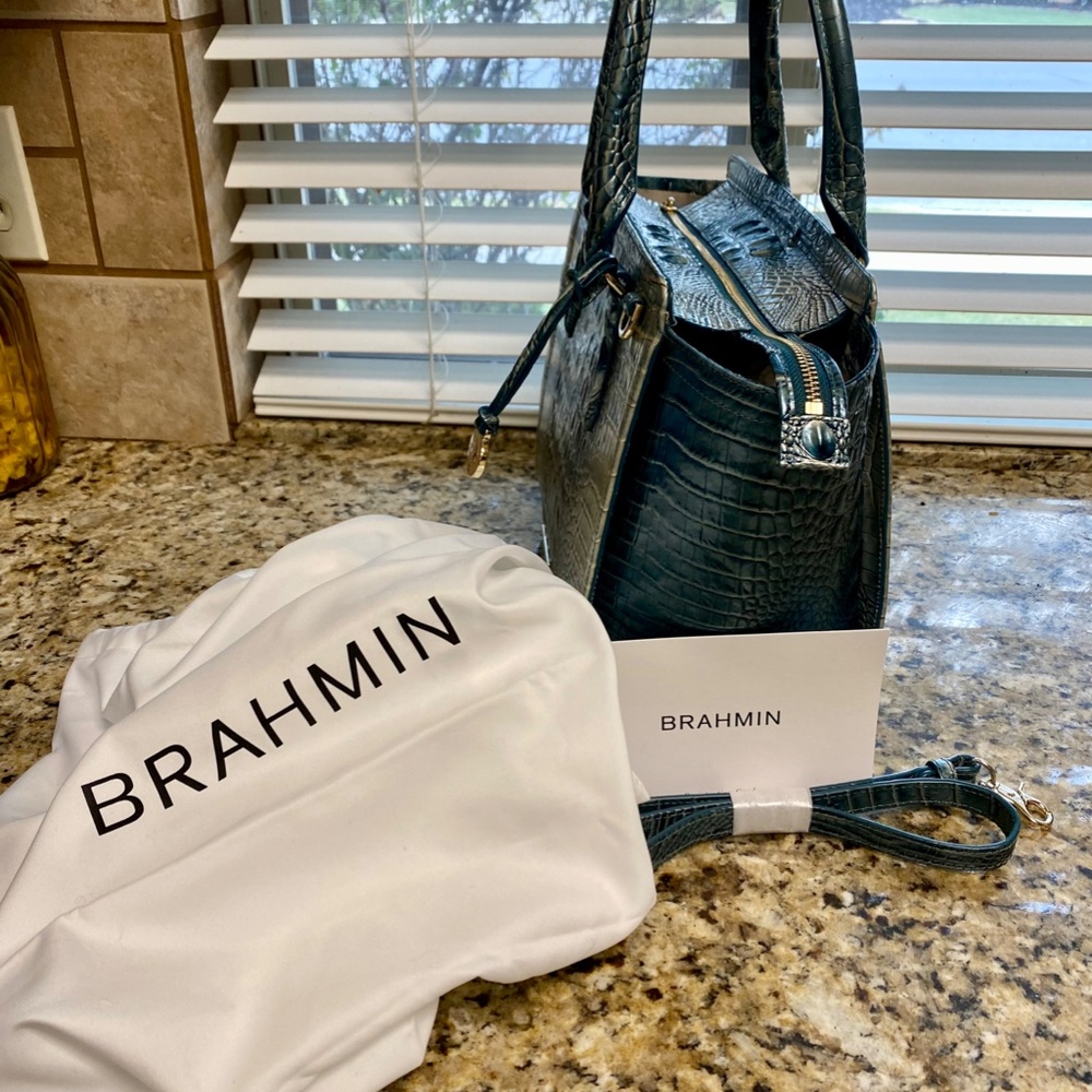 NWT Brahmin Aubree Petrol Ombre Melbourne - Picture 6 of 8